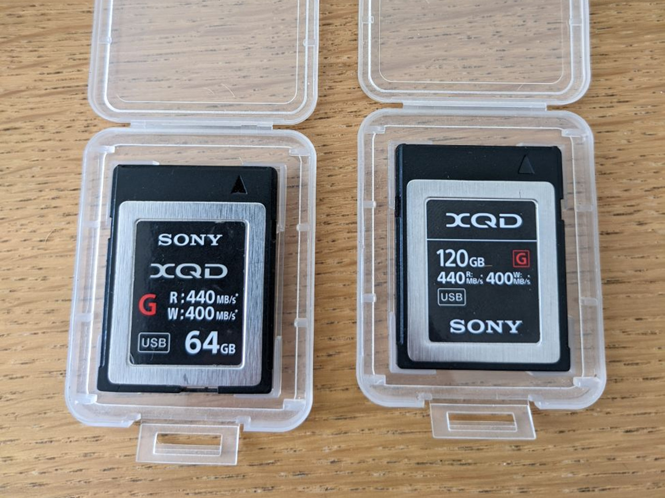 Xqd memory cards