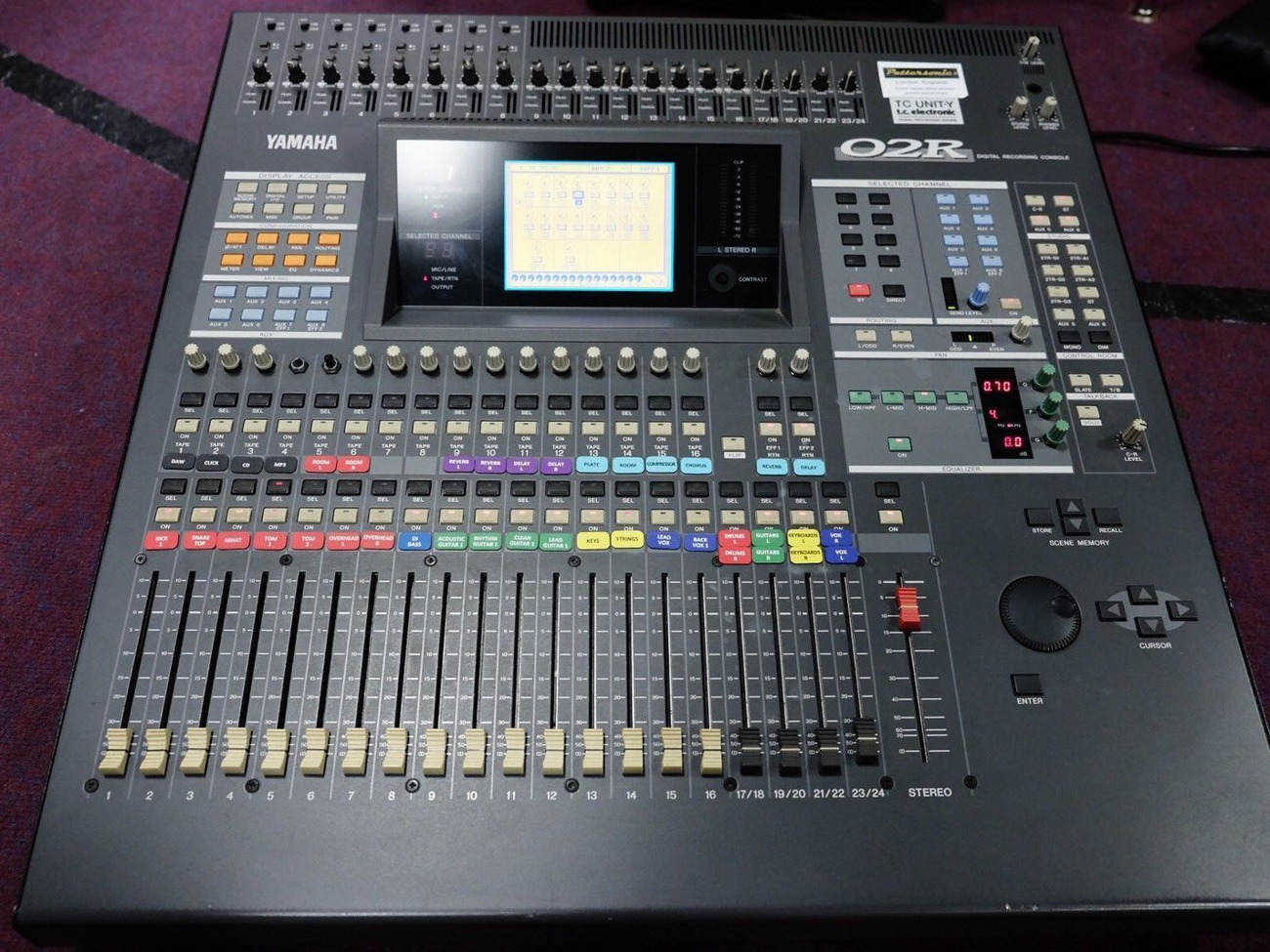 Yamaha 02r digital recording mixer