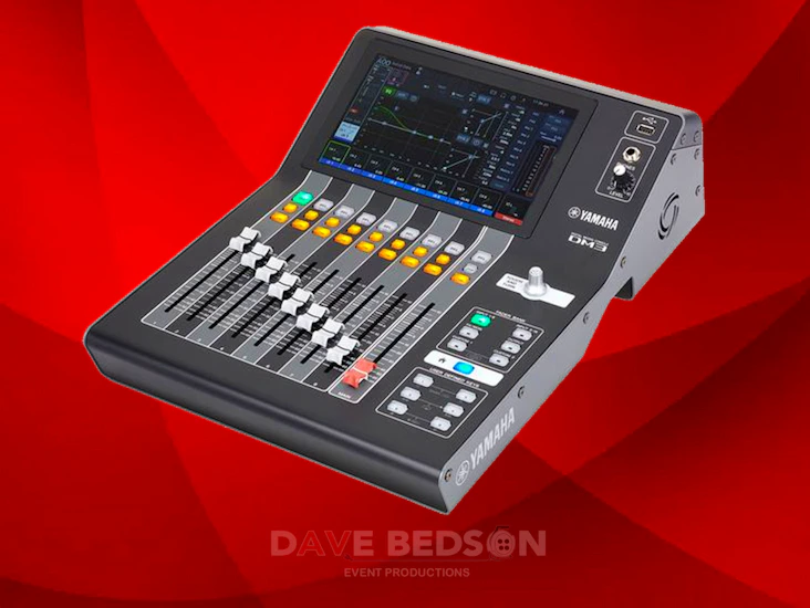 Yamaha dm3 dante digital mixing desk