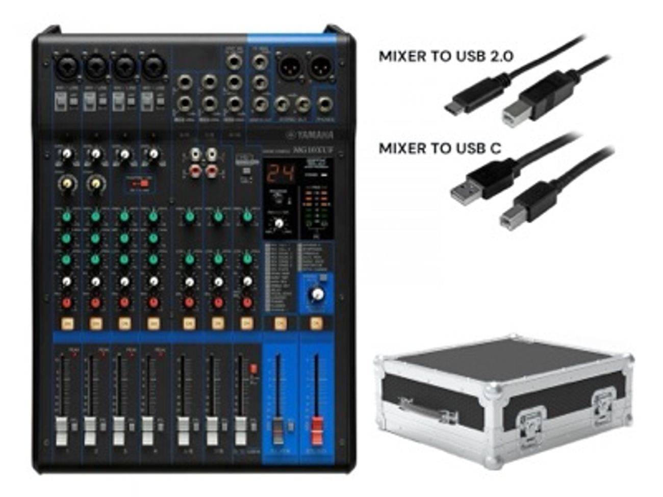 Yamaha mg10xuf mixing desk with sound card