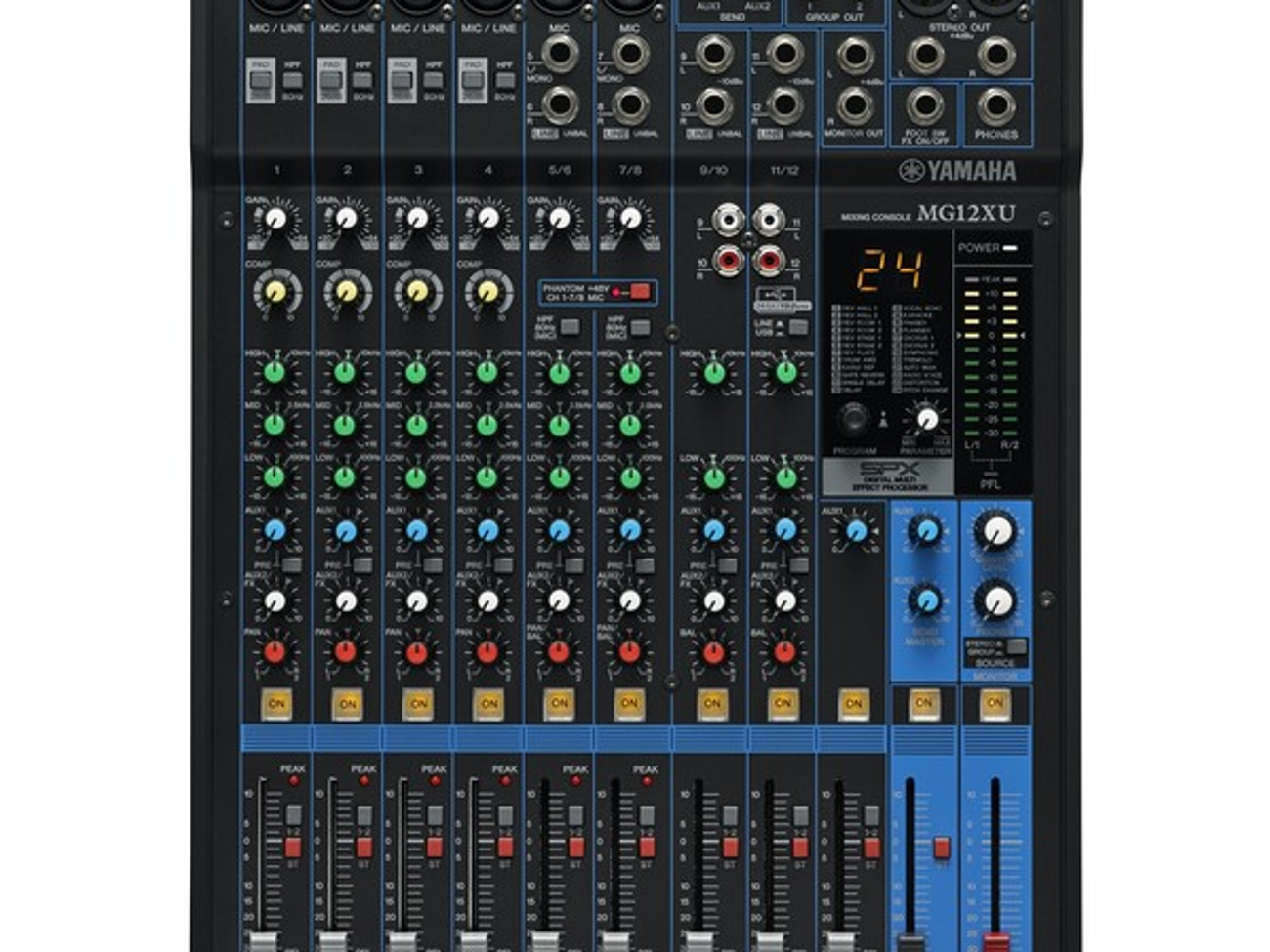 Yamaha mg12xu analog usb mixer.