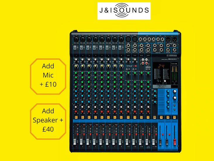 Yamaha mg16xu analog usb mixer (ideal for bands/stage)