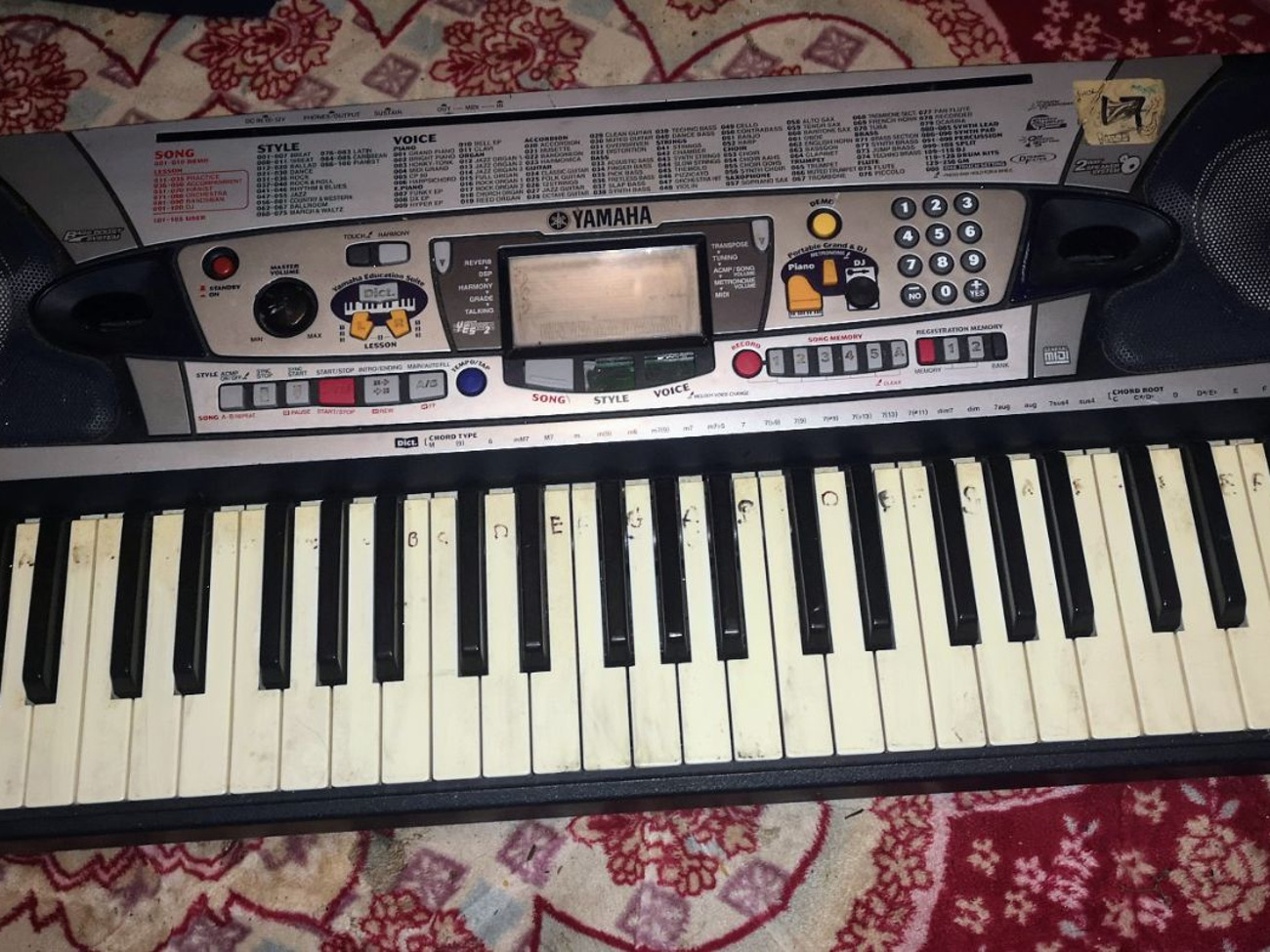 Yamaha psr 280 electric keyboard 