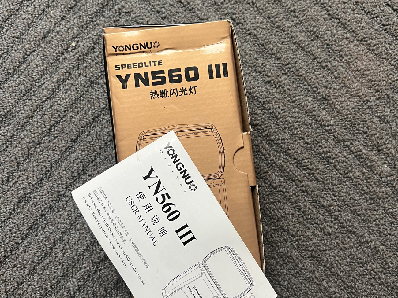 Yn560 iii speedlight yongnuo
