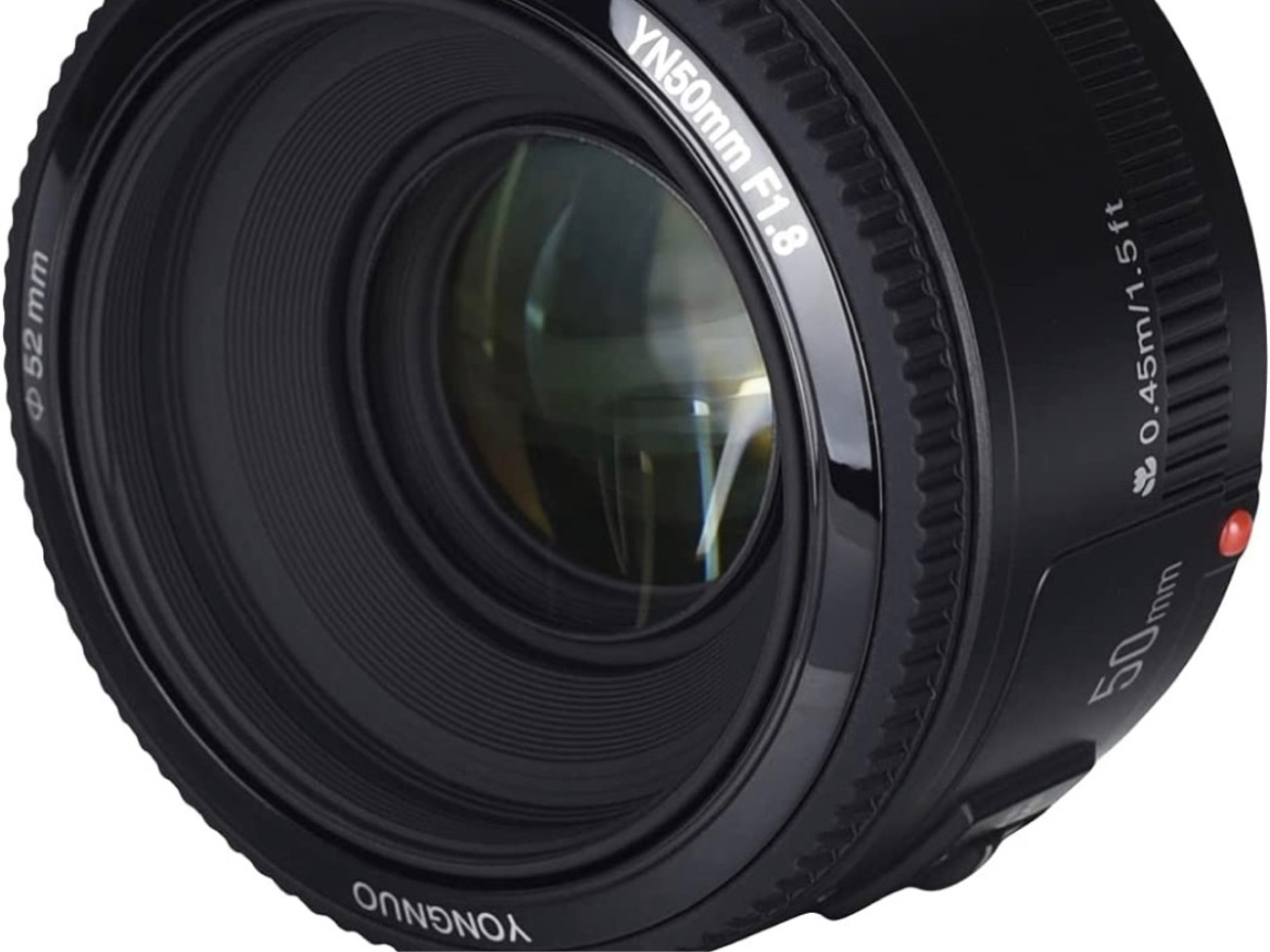 Yongnuo ef yn 50mm f/1.8 1:1.8 standard prime lens