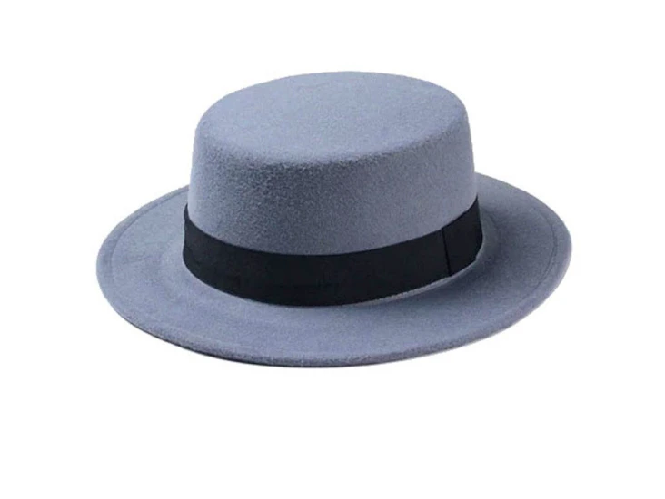 Z32 grey pork pie hat