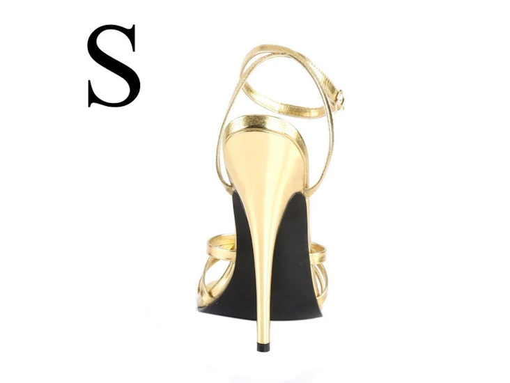 Z40 disco stiletto shoe rental small white