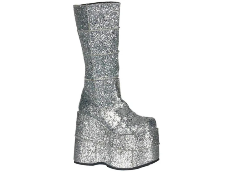 Z50 silver stack platforms size 10