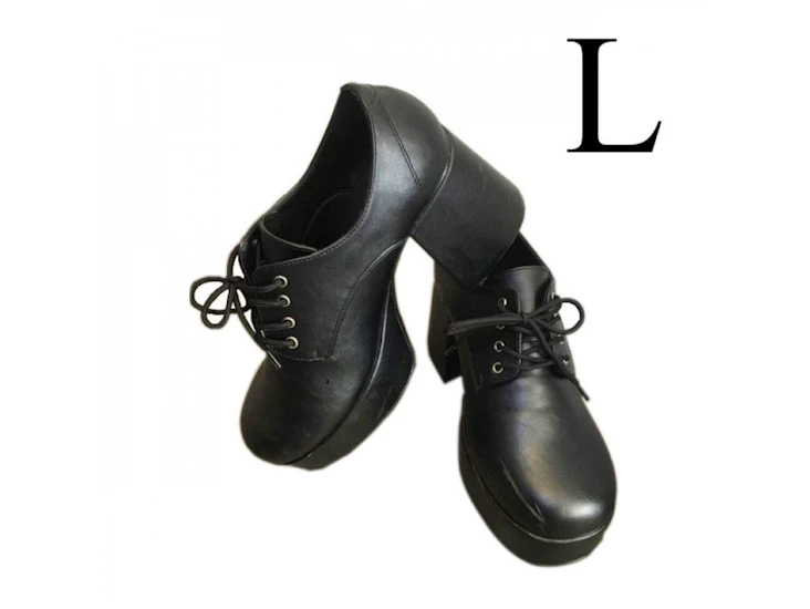 Z82 - black platform shoes rental - large 11 - 12