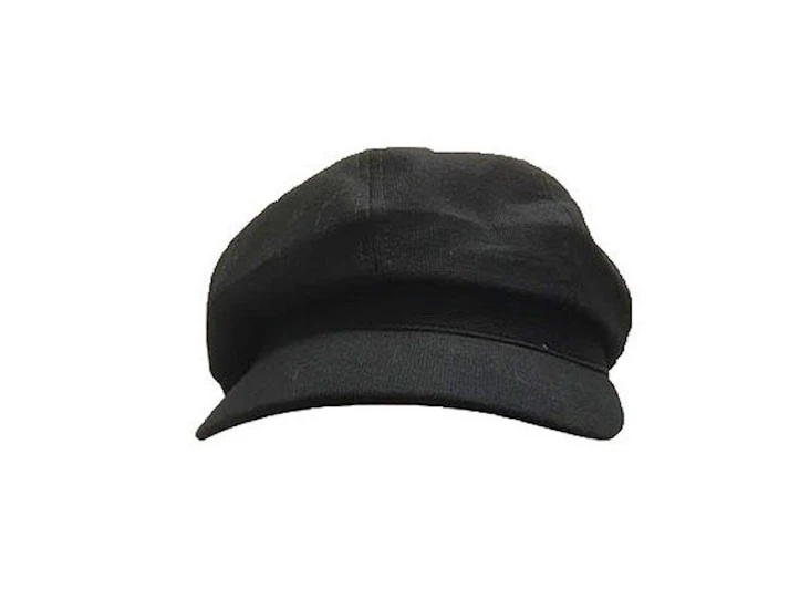 Z94 black corduroy newsboy cap