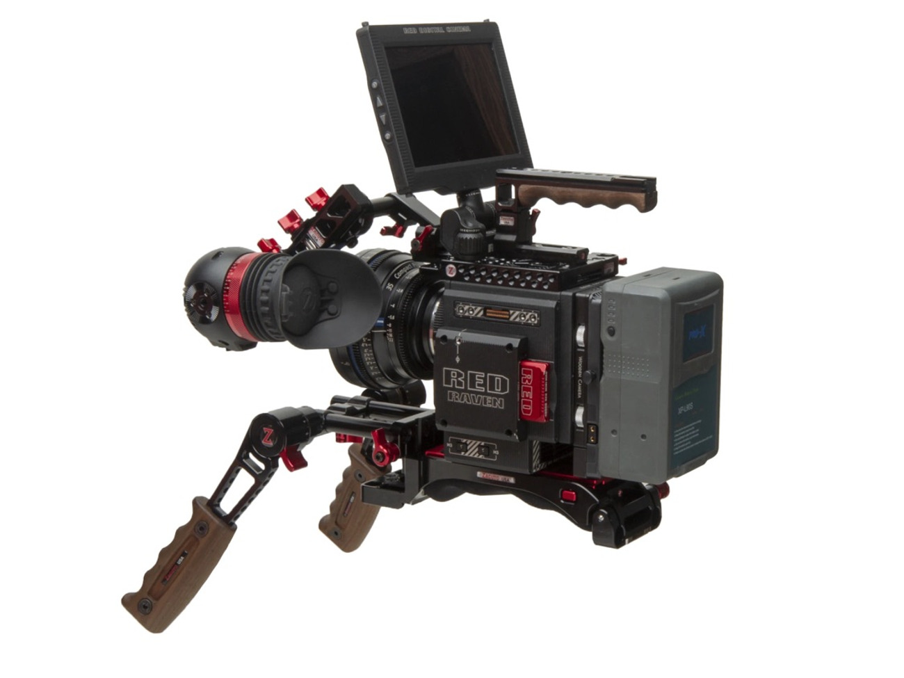 Zacvuto recoil shoulder rig and evf for red dsmc2
