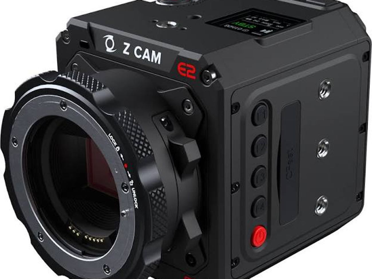 Zcam f6 camera body ef & pl mounts, e-nd, small rig cage