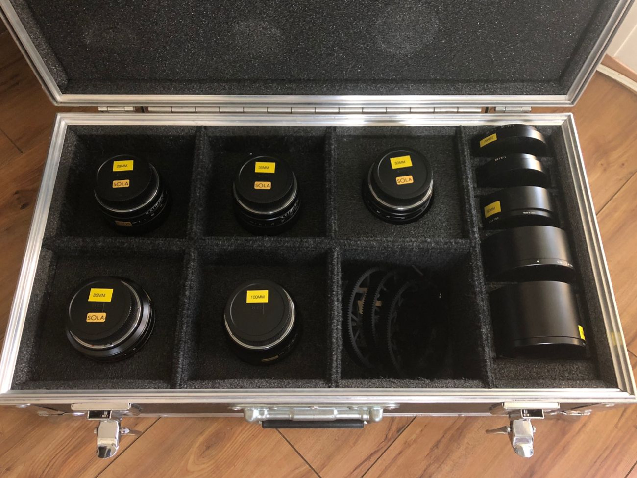 Zeiss cine lens kit, canon ef mount 
