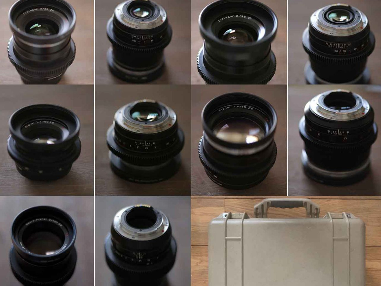 Rent Zeiss Classic Primes - Cine Mod (FULL SET - EF MOUNT) from