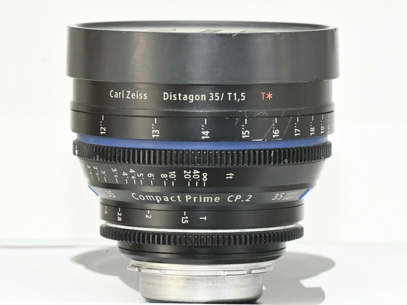 Zeiss compact prime cp.2 35mm t1.5 super speed lens pl mount 1.5 cp2
