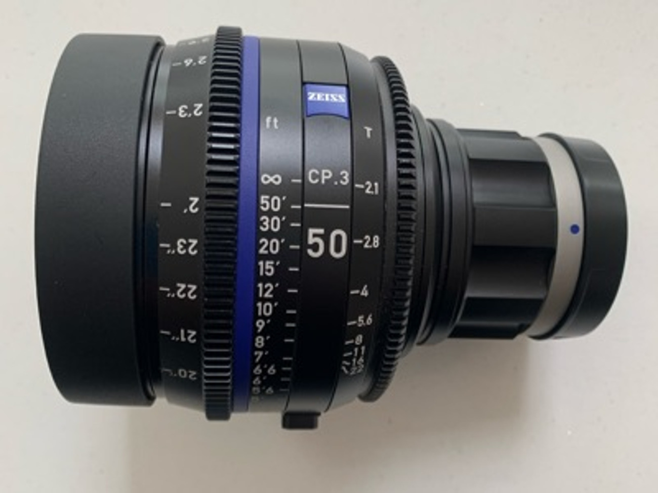Zeiss cp3 50mm t2.1 e-mount prime lens