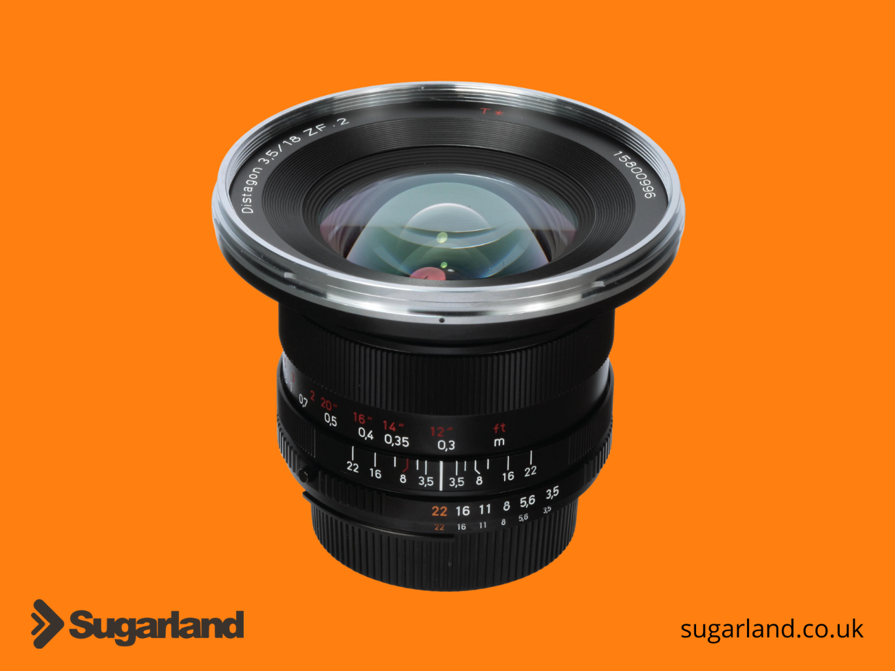 Zeiss zf distagon 18mm f/3.5 prime lens