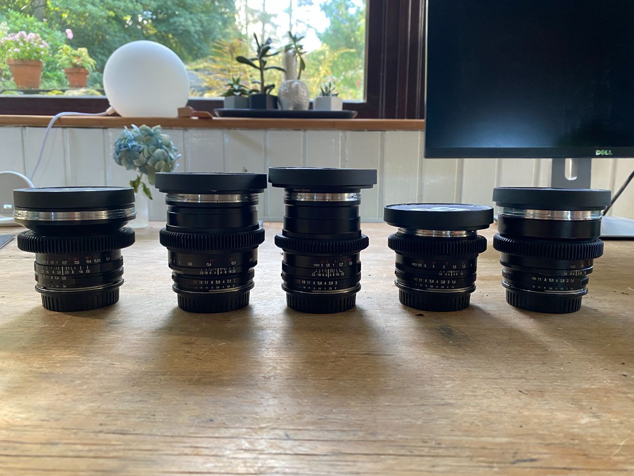 Zeiss zf lens kit 18,25,35,50,85 