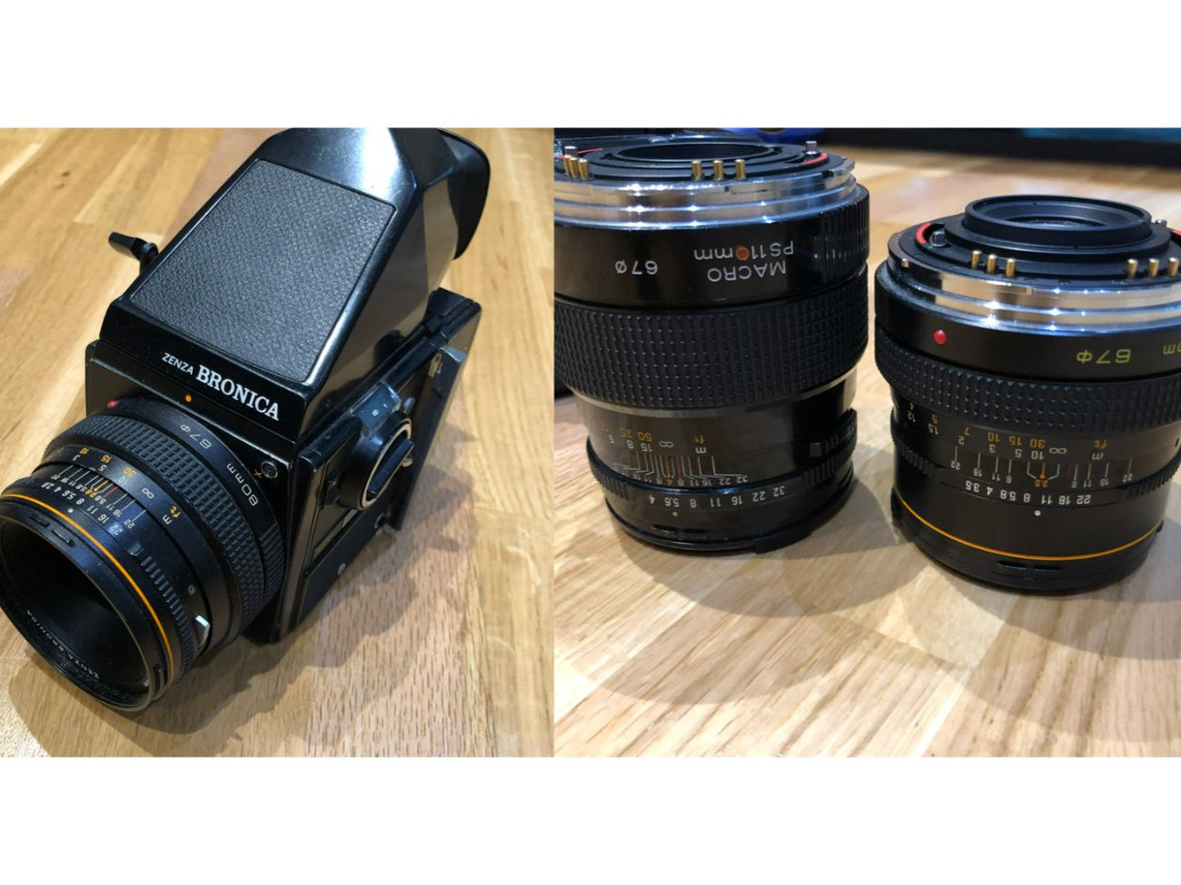 Zenza bronica medium format camera 6x6 (analogue)