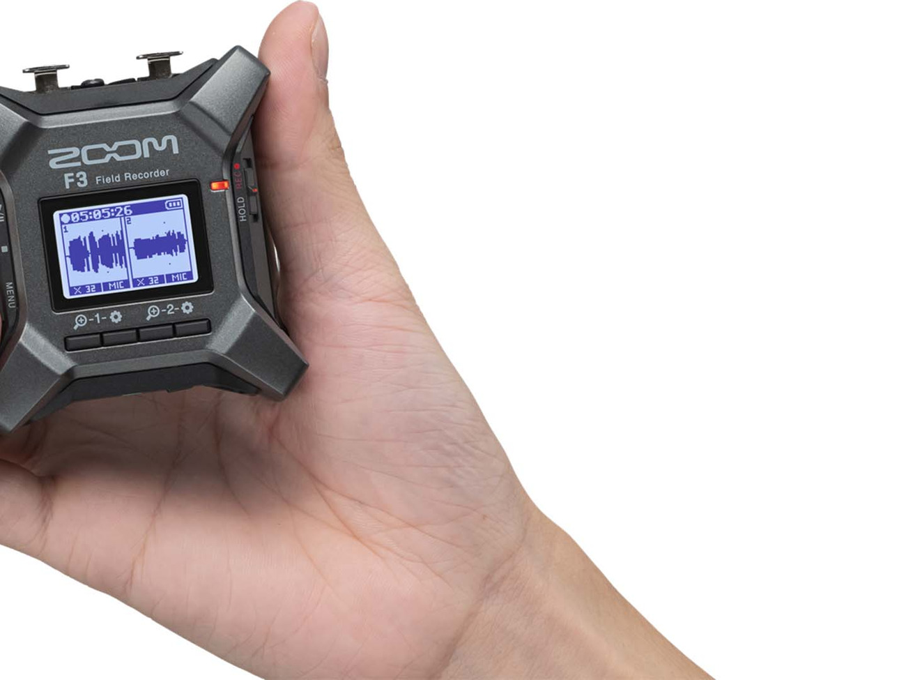 Zoom f3 32 bit float audio recorder