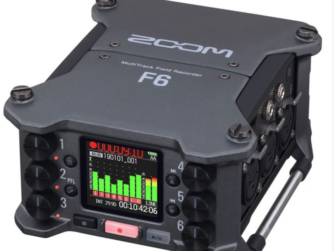 Zoom f6 audio recorder