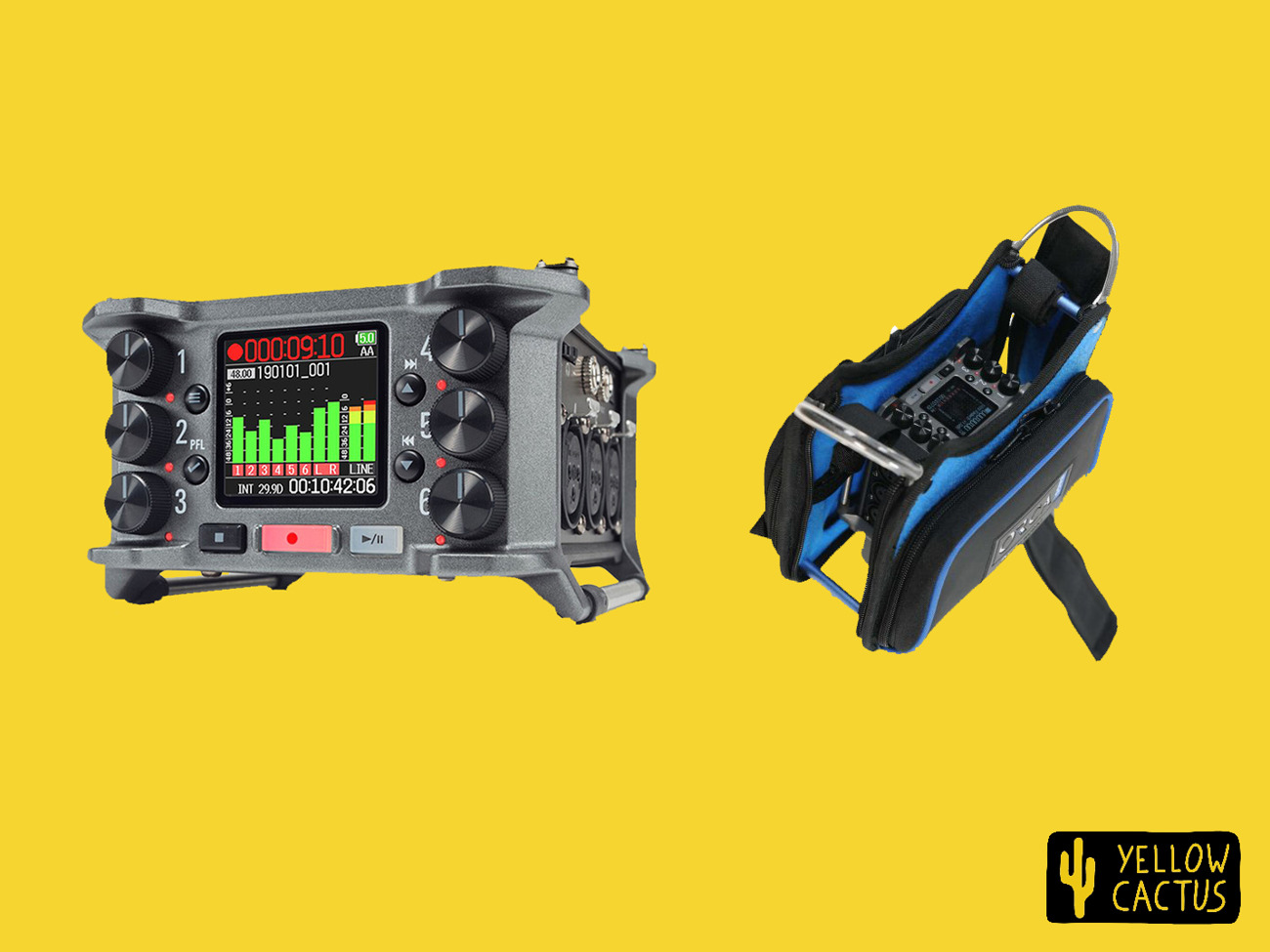 Zoom f6 professional sound recorder and mixer with timecode
