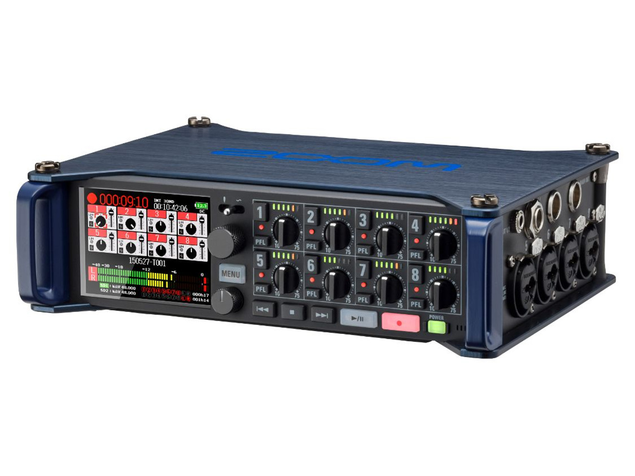 Zoom f8 multitack audio recorder