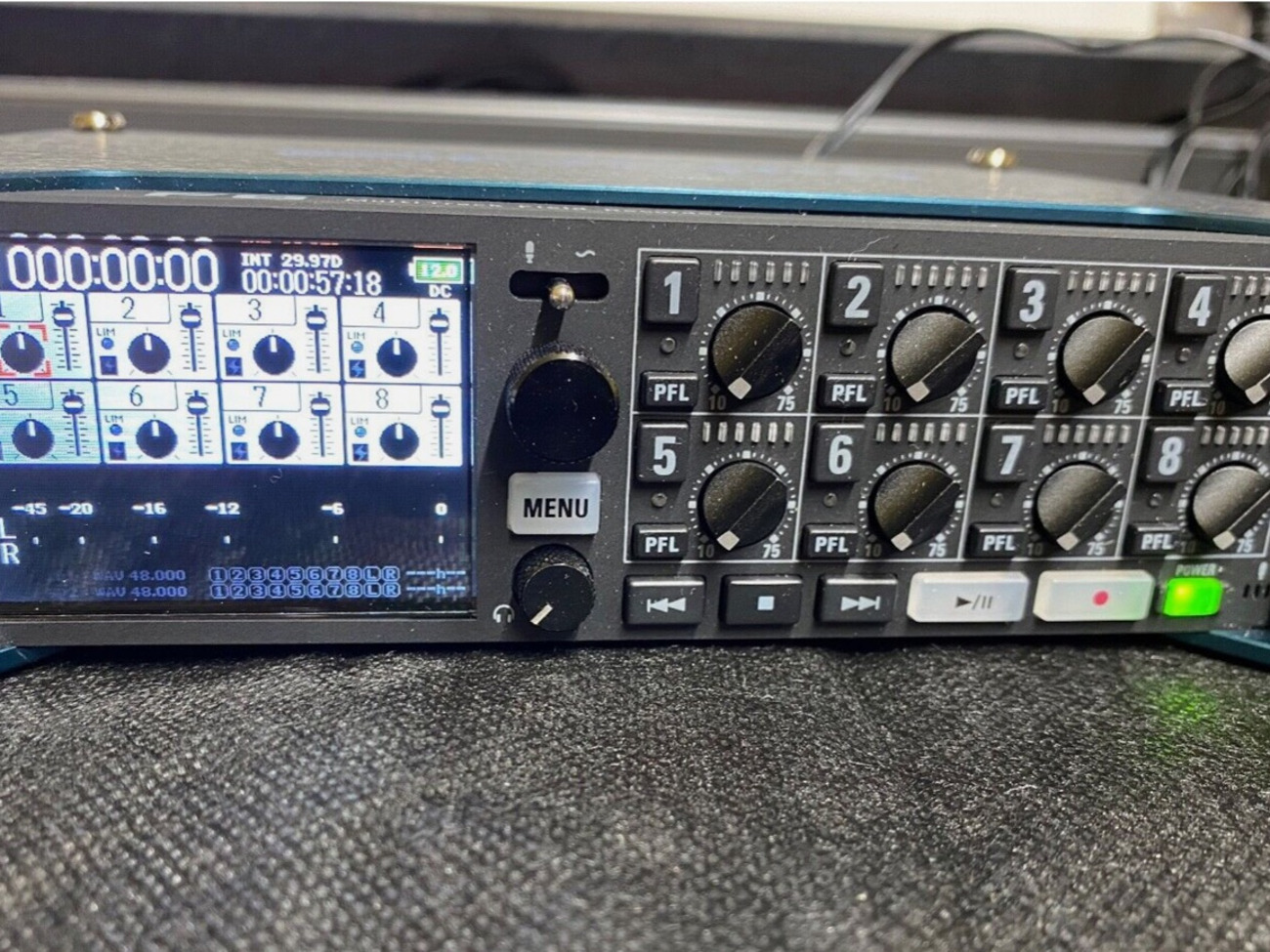 Zoom f8 portable sound recorder field
