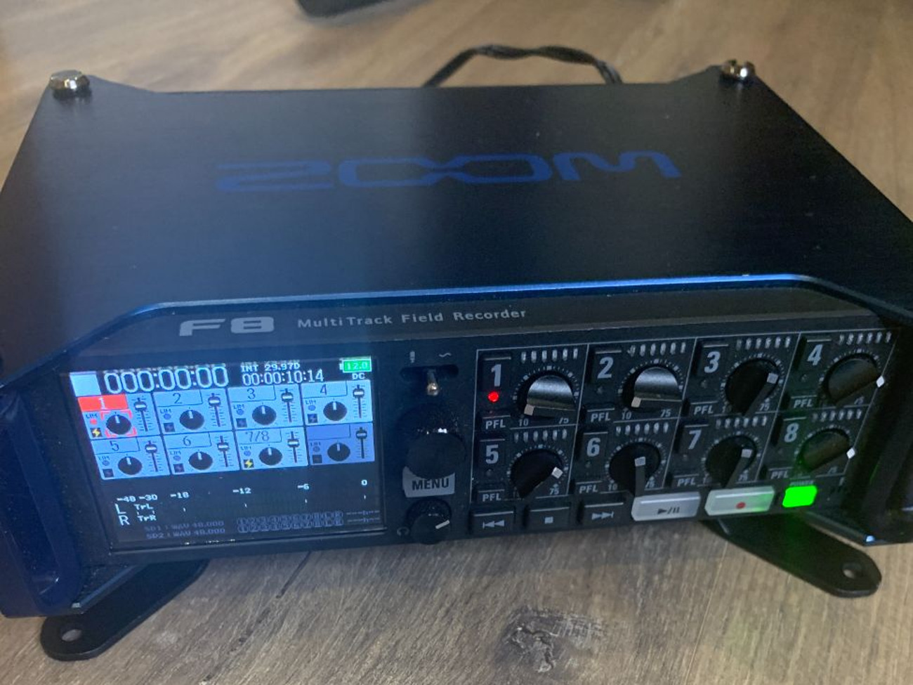 Zoom f8 recorder