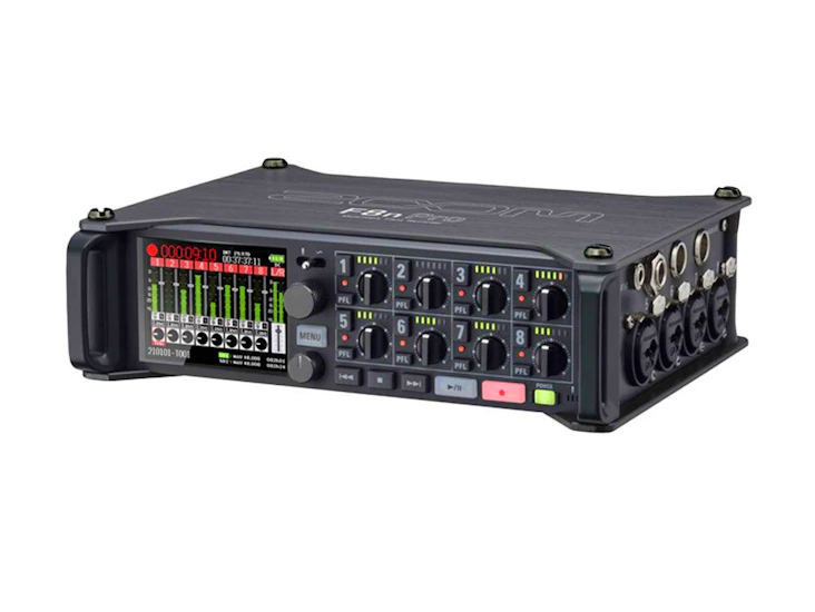 Zoom f8n pro audio recorder & mixer