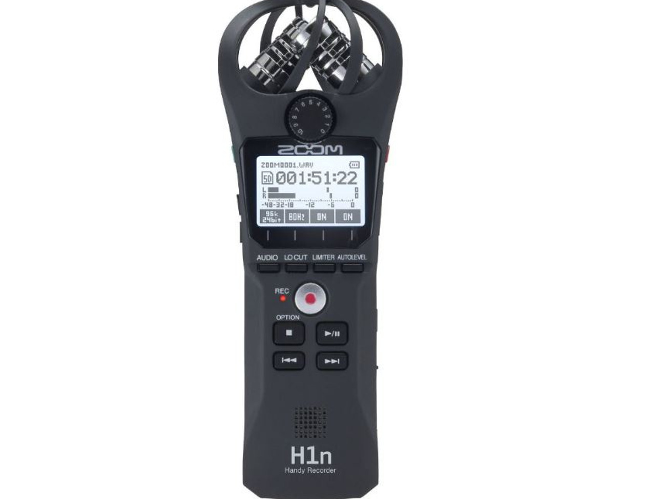 Zoom h1n audio recorder and case