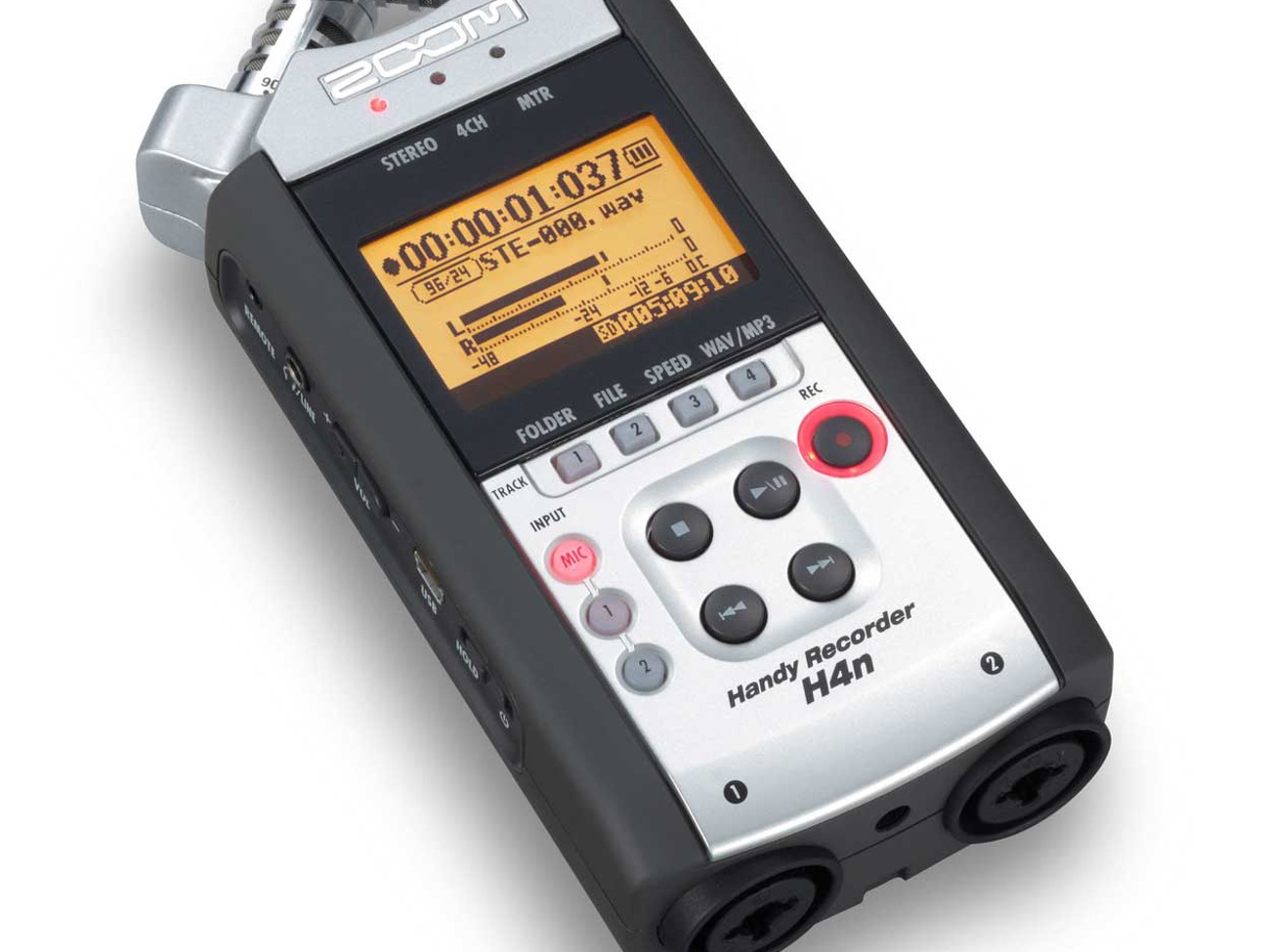 Zoom h4n mic with batteries/mic cable/memory card