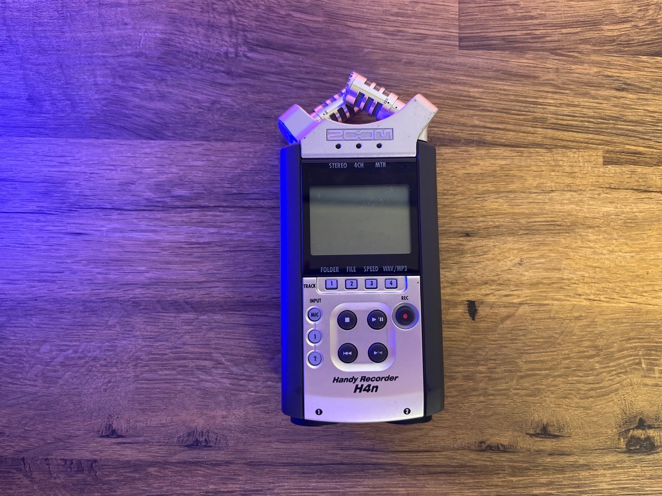 Zoom h4n portable recorder