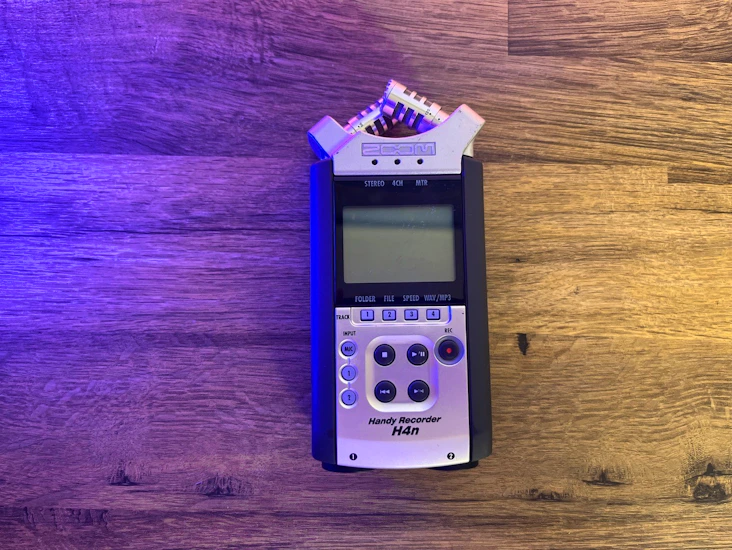 Zoom h4n portable recorder