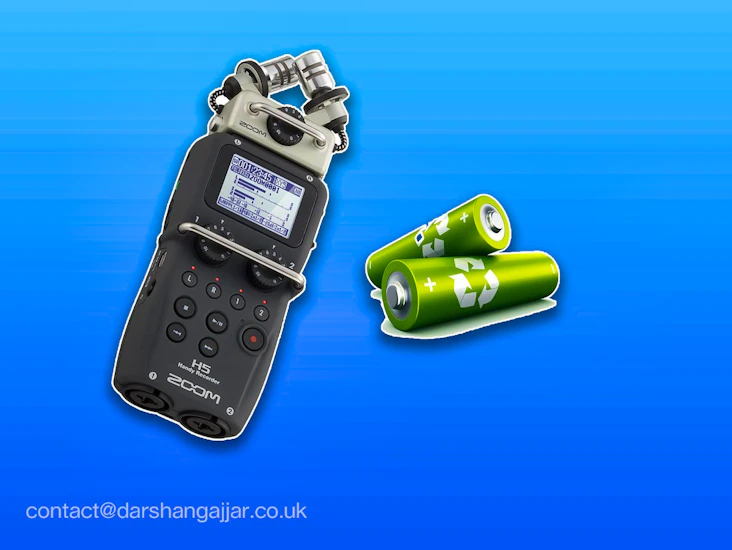 Zoom h5 handy xlr audio recorder