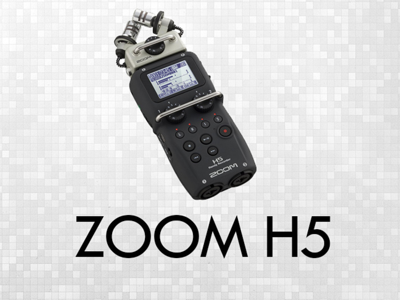 Zoom h5 portable handy voice sound recorder