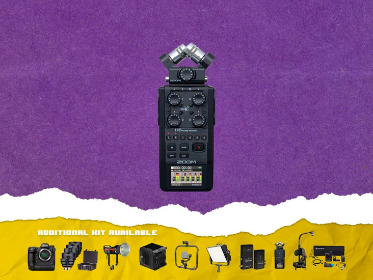 Zoom h6 6-track portable recorder