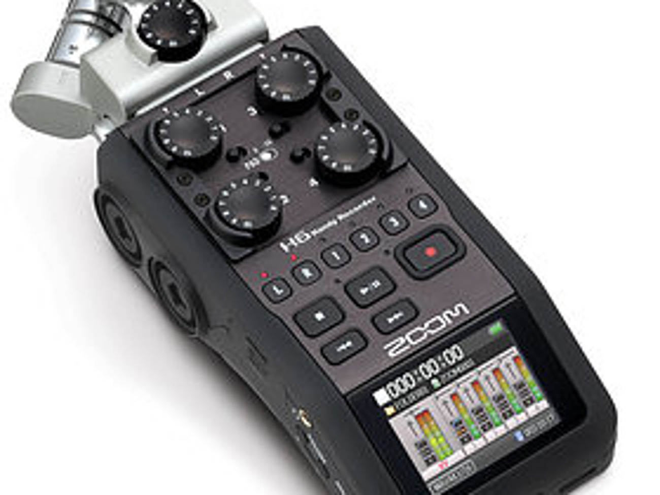 Zoom h6 + accessories + 32gb sd card