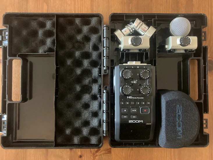 Zoom h6 audio recorder