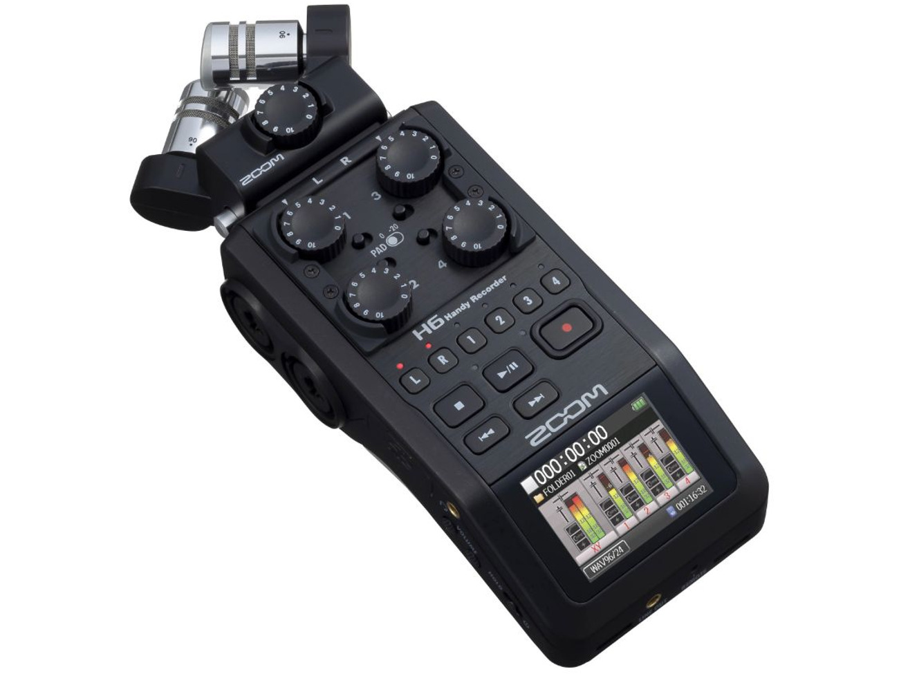 Zoom h6 audio recorder microphone