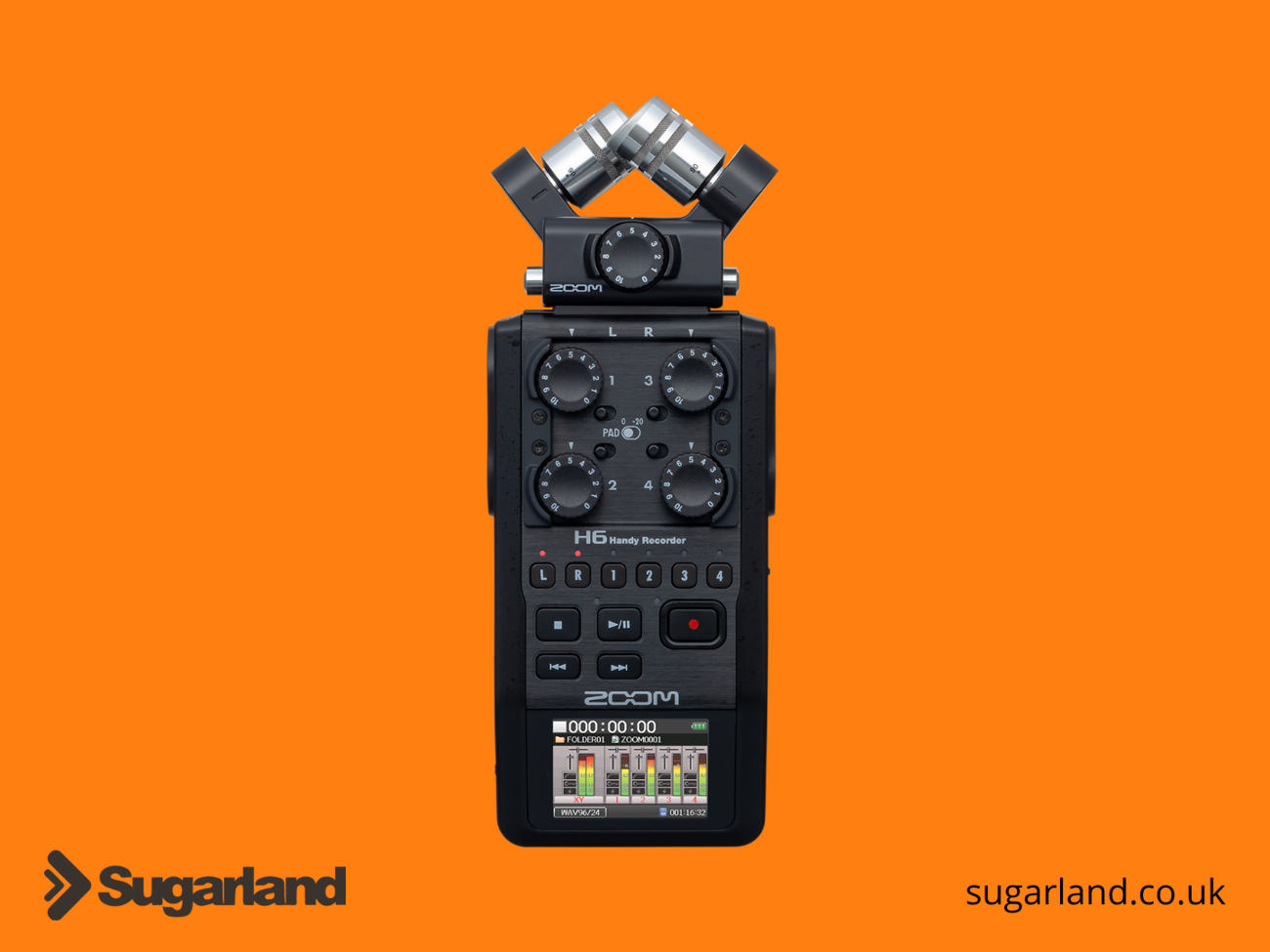 Zoom h6 handy audio recorder