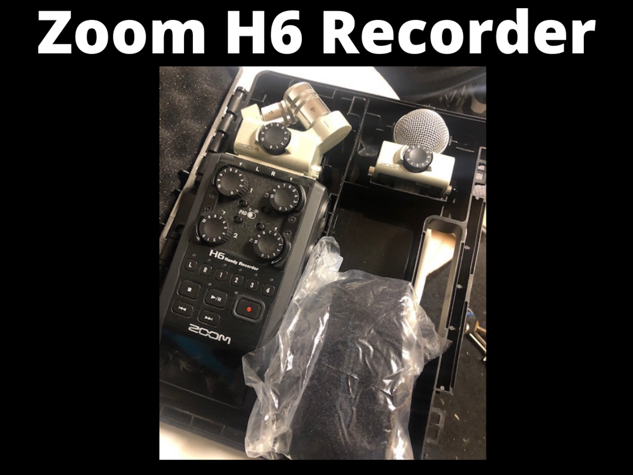 Zoom h6 handy portable recorder