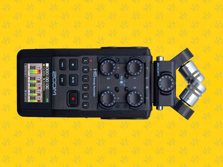 Zoom h6 portable handheld field recorder