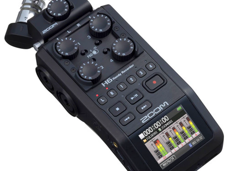 Zoom h6 portable recorder field kit