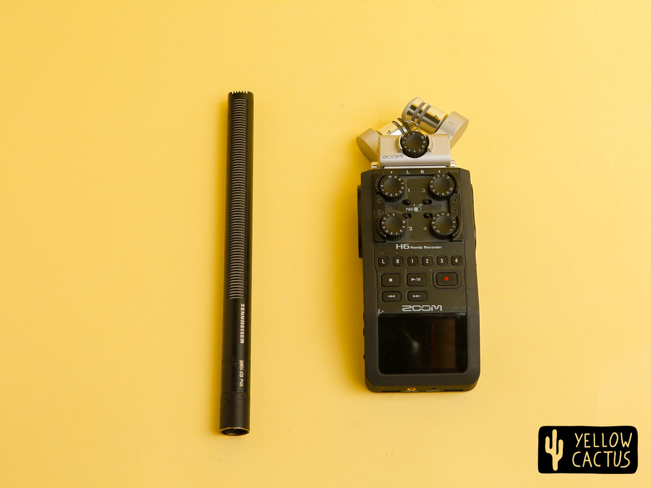Zoom h6 with sennheiser mkh 416 