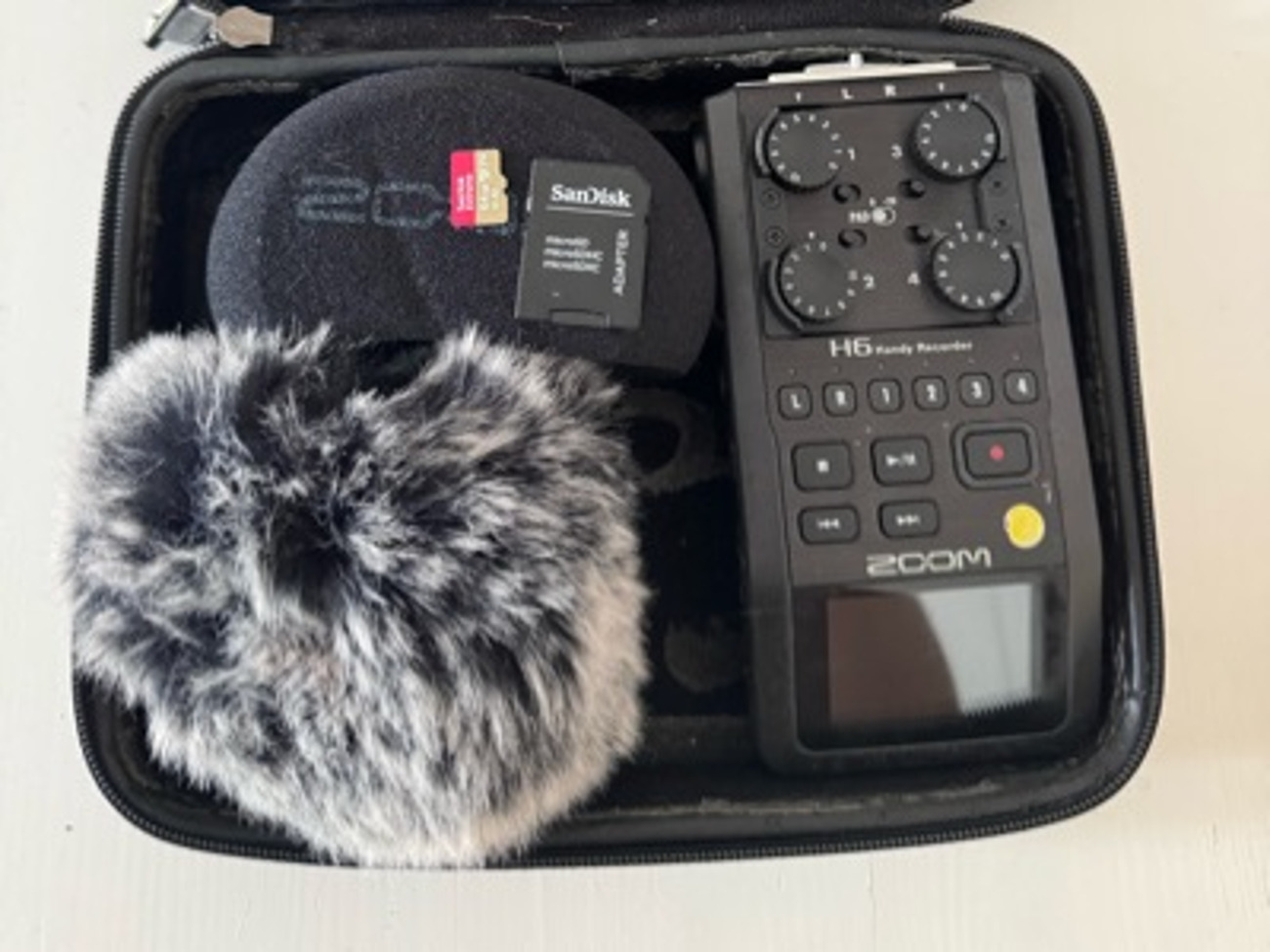 Zoom h6n audio recorder