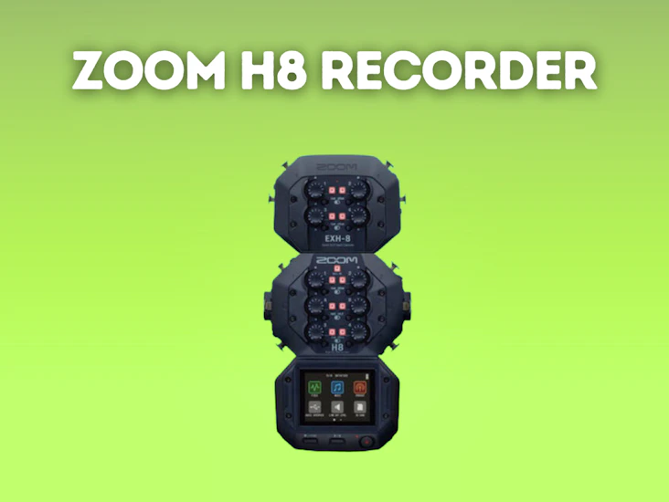 Zoom h8 8-input / 12-track portable handy recorder