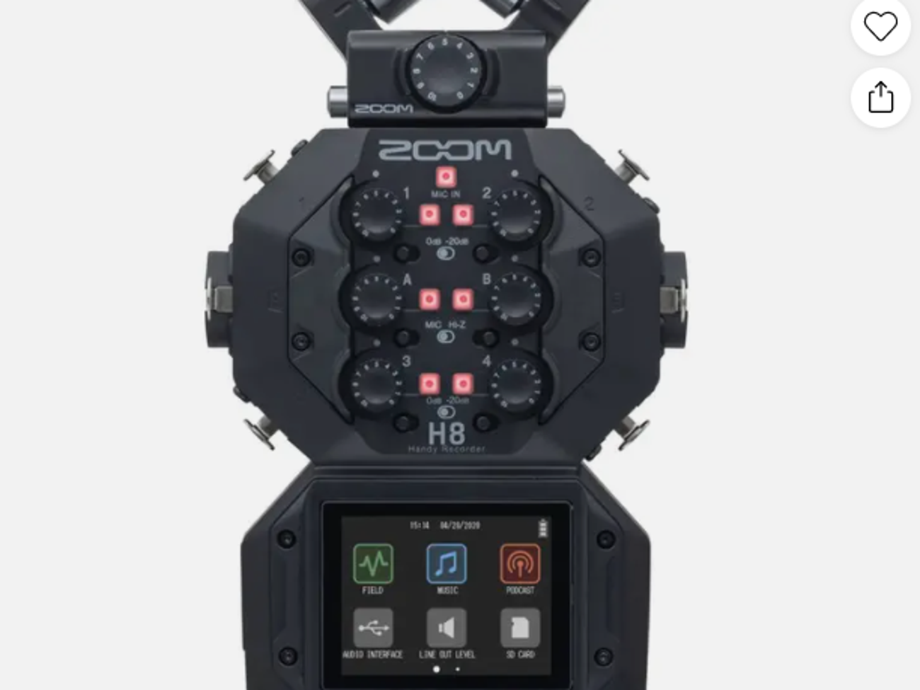 Zoom h8 recorder