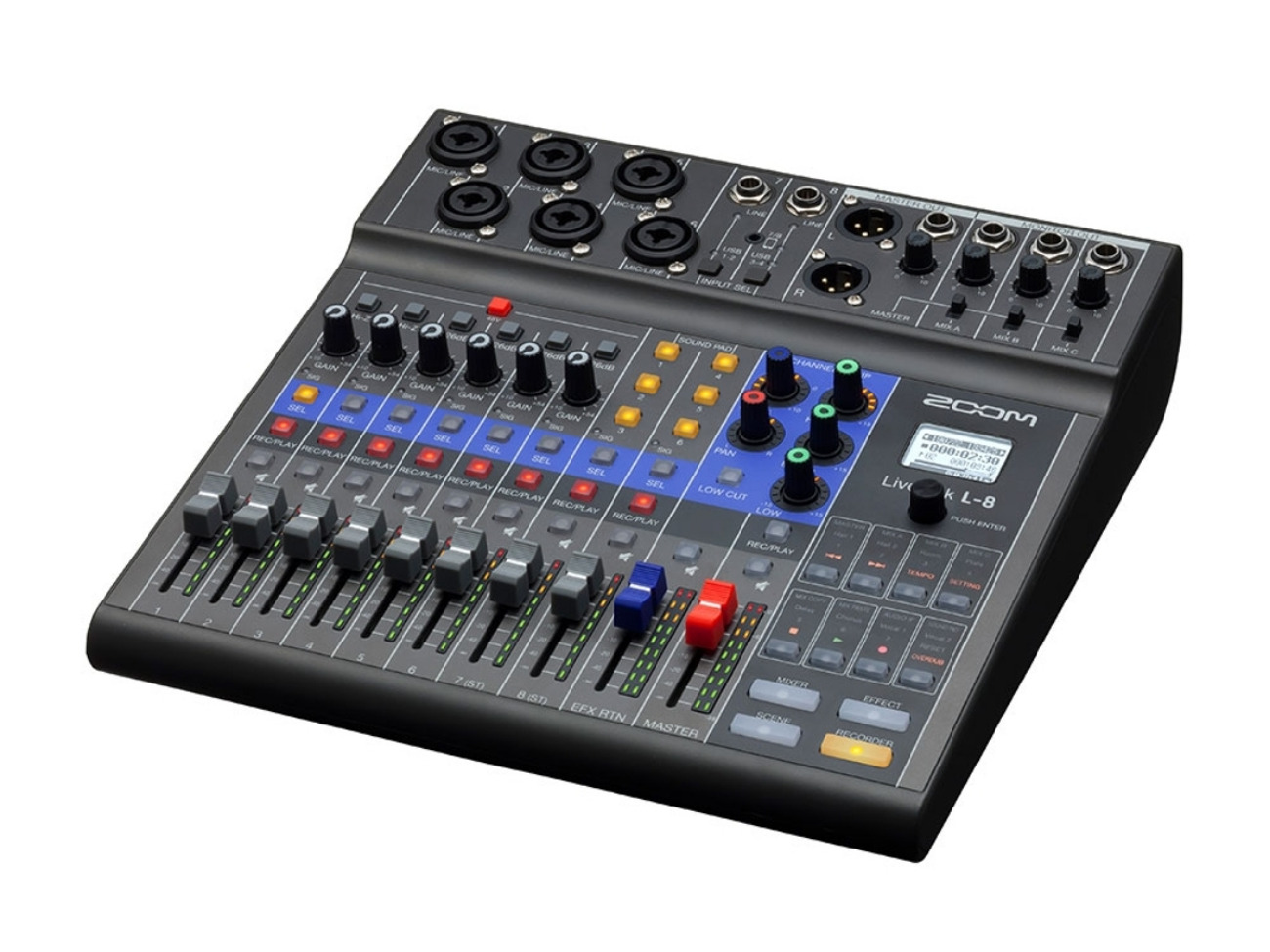 Rent Zoom LiveTrak L8 Digital Mixer Recorder from Bowtah N
