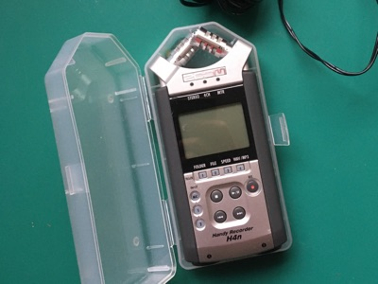 Zoom recorder w/ ac adapter
